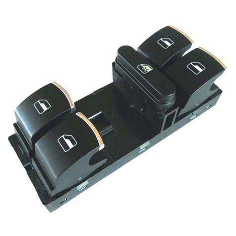 Vag Cam Acma Kapama Anahtarı Surucu Tarafı Dortlu (krom Kaplama) Golf VI Passa / CC Jetta IV Tiguan Tour - Aem30 0416