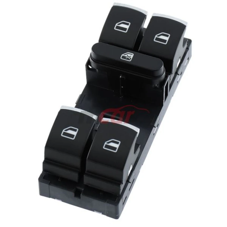 Vag Cam Acma Kapama Anahtarı Surucu Tarafı Dortlu (krom Kaplama) Golf VI Passa / CC Jetta IV Tiguan Tour - Kraw An-416