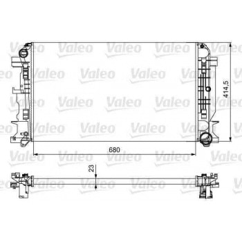 MOTOR SU RADYATORU (680x414x23) CRAFTER 06> SPRINTER 06> - VALEO 734926