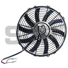 Unıversal  Aksiyal Fan Motoru 09"[225mm] 12v Emici S Kanat - Sgr-60910