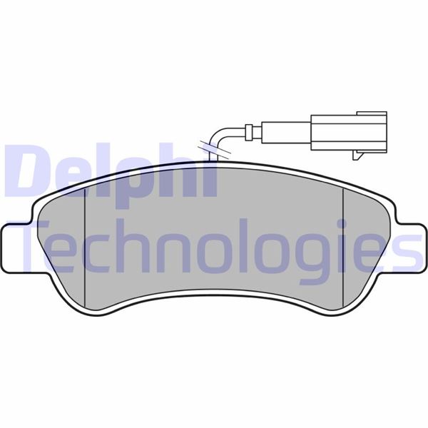 FIAT ARKA FREN BALATASI BOXER III JUMPER III DUCATO III 12> FISLI - DELPHI LP3153