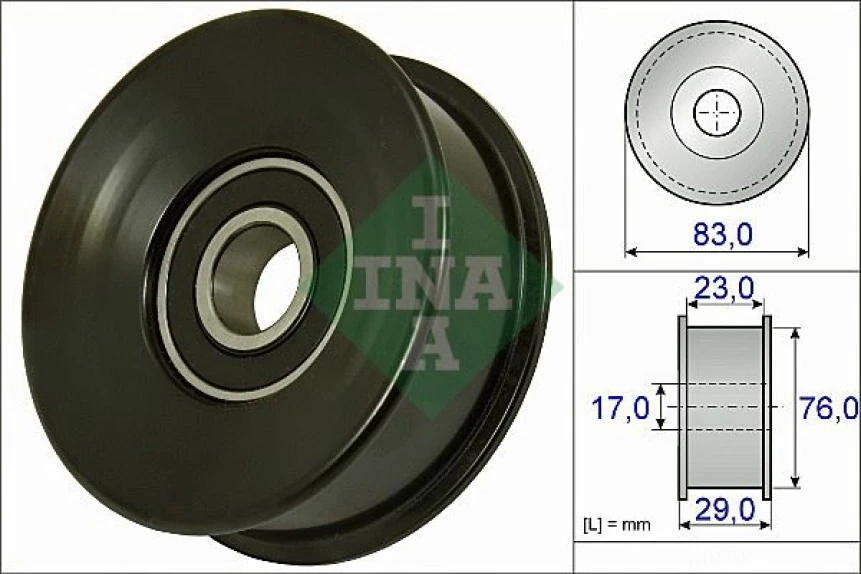 Land Rover V Kayıs Gergi Rulmanı Range Rover III (l322) 05>12 Defender Pick Up (l316) 2.4 Td4 07>16 - İna 532073010
