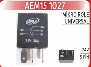 Unıversal Mikro Role 24v 5pin - Aem-151027