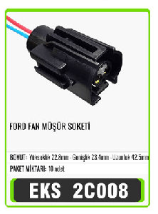 SOKET>FORD FAN MÜŞÜR - EKS-2C008