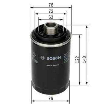 YAG FILTRESI PASSAT CC JETTA III / IV GOLF V / VI AMAROK BEETLE YETI SUPERB OCTAVIA TOLEDO III A3 A4 - BOSCH F026407080