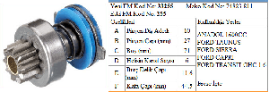 MARŞ DİŞLİSİ-MT 10D AND/FORD TAUNUS - FORMMETAL-33255