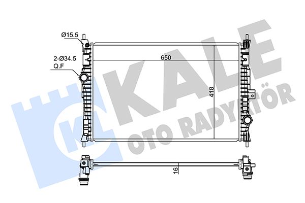 MOTOR SU RADYATORU 2008 I-II-208 I-II-3008-301-308 II-5008-508-EXPERT IV-PARTNER-RIFTER-BERLINGO-C3 - KALE 362345