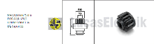 MARŞ DİŞLİSİ-11D (9632) DODGE - LUCAS-SDR3008