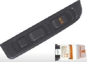 Unıversal Cam Kaldırma Anahtarı-Sol 12v İsuzu Siyah - Sensen-Sm592