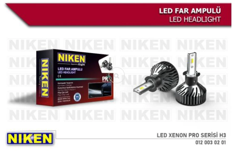 Unıversal Led Xenon Pro Serisi  H3 - Niken 012 003 02 01
