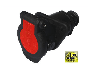 TIR RÖMORK FİŞİ DİŞİ 15'Lİ SİYAH VİDALI PLASTİK (AKSA 14047) - SERTPLAS-E4715FQ1-FK