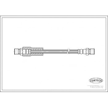 FREN HORTUMU ON G-CLASS W460 82>92 W461 93>00 - CORTECO 19032832