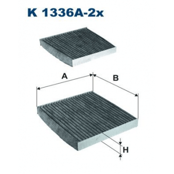 POLEN FILTRESI KARBONLU BMW  X3 F25  X4 F26 10> - FILTRON K1336A-2X