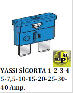 SİGORTA-BIÇAK (x100) 30 AMP   YEŞİL - MTA-M0600470