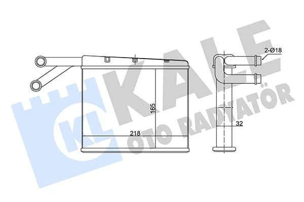 Mercedes Kalorıfer Radyatörü - Kalorıfer Radyatörü - Kal 352150