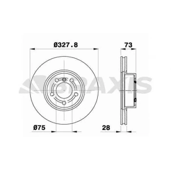 Bmw Fren Diski On Bmw  X3 F25  X4 F26 - Braxıs Ad0403