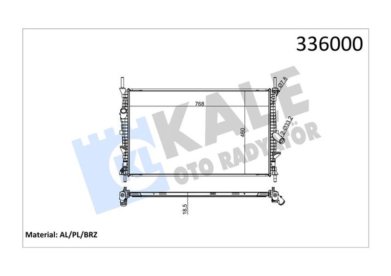 MOTOR SU RADYATORU TRANSIT CUSTOM V362 V363 2.2 TDCI ( A. CEKER - O. CEKER ) 12> TRANSIT 2.0 ECOBLUE - KALE 0222321AB