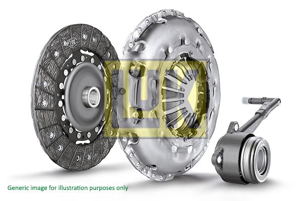 DEBRIYAJ SETI FOCUS III CB8 11>14 FOCUS IIII CEW 14> MONDEO IV CA2  07>14 / S60 II VOLVO 134-T3-T4 - - LUK 624376133