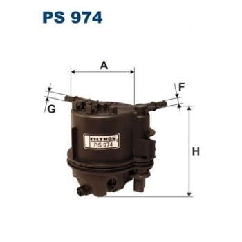 YAKIT FILTRESI P206 P207 P307 BIPPER FIESTA V FUSION 1,4HDI / 1,4TDCI KOMPLE YAKIT FILTRESI ( MUSURL - FILTRON PS974