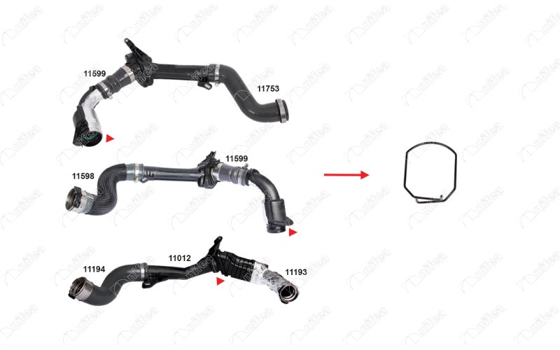 TURBO BORUSU SEKMANI  RENAULT FLUENCE 10> , GRAND SCÉNIC 09> ,KANGOO 09> , MEGANE III 09> , 1.5 DCI - NIFEA 11485