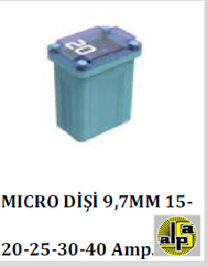 SİGORTA-MİCRO DİŞİ 20 AMP 10MM - MTA-M0404020