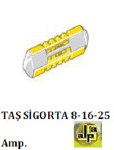 SİGORTA-TAŞ (x100)  25 AMP               MAVİ - MTA-M0200181