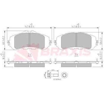 ON FREN BALATASI P308 II 13> P308 SW II 14> DISK CAPI: (283 * 26) - BRAXIS AA0623