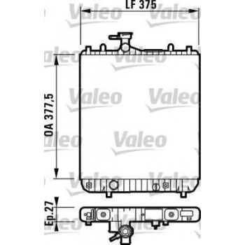MOTOR SU RADYATORU AGILA A Z10XE Z12XE - VALEO 732694