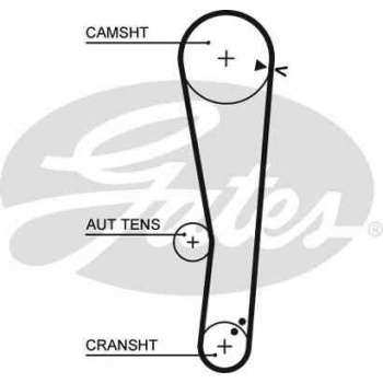 EKSANTRIK RULMAN KITI (TRIGER SETI) ACCENT 1,3 2000 2006 (YENI KASA) GETZ 1,3 1,4 BENZINLI 2002> 110 - GATES K015568XS
