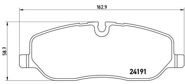 FREN BALATASI ON DISCOVERY 3 L319 04>09 DISCOVERY 4 L319 09>18 RANGE ROVER 3 L322 02>12 - VALEO 670741