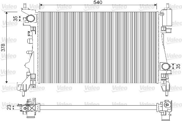MOTOR SU RADYATORU CORSA D A12XER A14XER - VALEO 733114