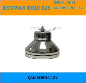 Unıversal Çan Korna 12v - Benmax-Bx10025