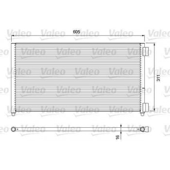 KLIMA RADYATORU DOBLO 1,3 1,9 JTD / D 01 PUNTO 1.2 9910 - VALEO 818017
