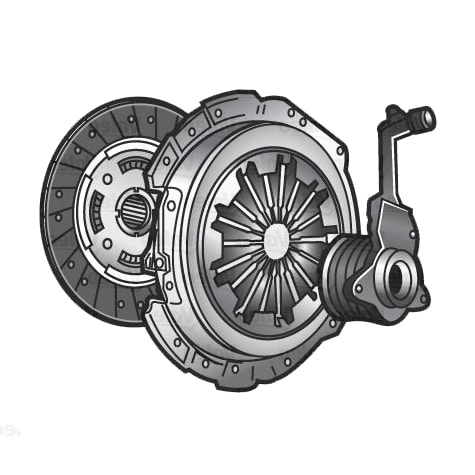 3'LÜ DEBRIYAJ TAKIMI (BASKI+DISK+HIDROLIK RULMAN) RENAULT MODUS 12 16V,Clio III 1.2 (VALEO 826554+80 - VALEO 834322