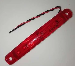 Unıversal Parmak Lamba 9 Led Kirmizi - Sprlight-Tas005-24v-K