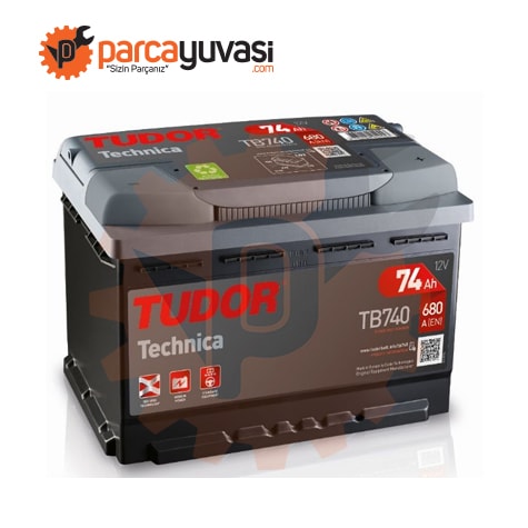AKU 12V 74 AH 680A L03 (278×175×190) - TUDOR TB740