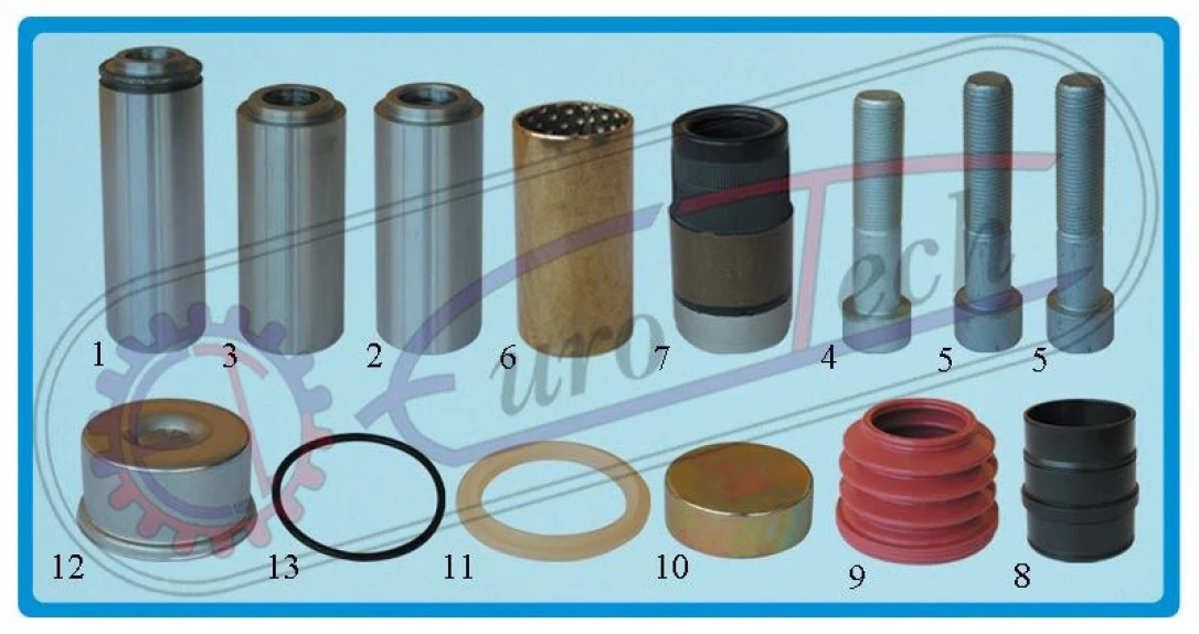 Mercedes Truck Kalıper MIL Ve Kece Tamır Takımı Mercedes Axor Actros - Eurotech 1500.124.2