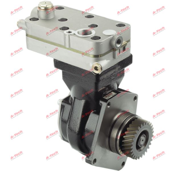 KOMPLE KOMPRESOR (TEK KAFA - SOL DIS - DISLILI) - MERCEDES / AXOR OM457 - A-TECH 295.01.1000