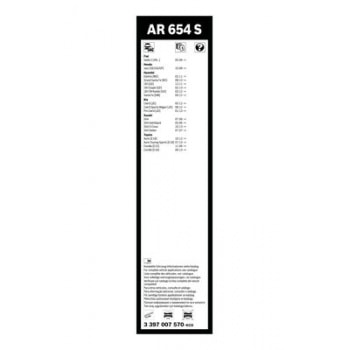 SILECEK SUPURGESI TAKIM AEROTWIN (MUZ TIPI SET) TOYOTA COROLLA 2013> (650 / 340 MM) - BOSCH 3397007570