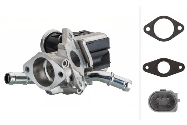 FORD EGR VALFI (BORULU YENI TIP) TRANSIT V347 2,4TDCI / 3,2TDCI 10>14 - HELLA 6NU010171-901