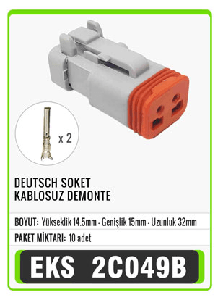 SOKET>DEUTSCH  KABLOSUZ DEMONTE - EKS-2C049B