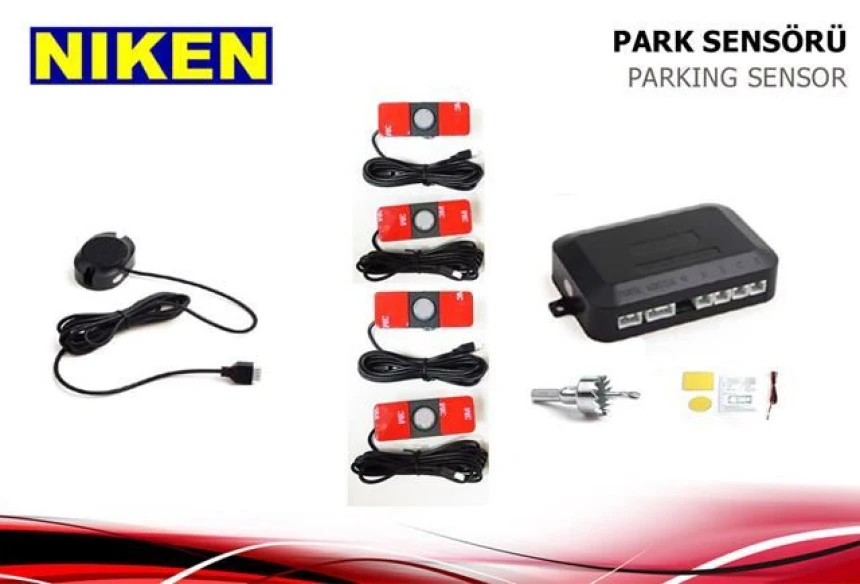 Unıversal Park Sensoru Orjınal Tip Sensor Ses İkazlı Gri - Niken 016 001 07 02