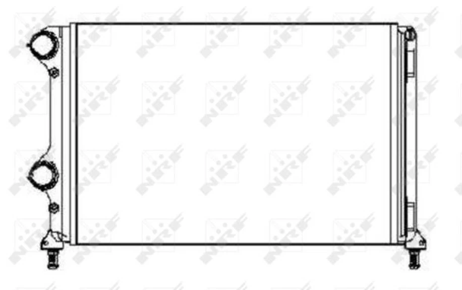 Fiat Motor Radyator Doblo 1,3 / 1,9 Jtd Ym Mekanık (klimalı Klimasız) / (1 Sira Alb Sistem) (700×312×34) - Nrf 53245a