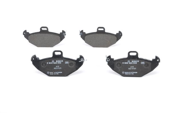 ARKA FREN BALATASI LAGUNA 95>01 2.0 16V 2.2 DTI 3.0 - BOSCH 0986424532