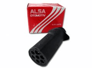 TIR RÖMORK FİŞİ ERKEK EN TİPİ 7'Lİ PLASTİK MAVİ VİDALI - ALSA-03RF0602