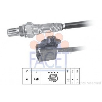 OKSIJEN SENSORU LOGAN SANDERO MODUS 1,2 16V CLIO M4R LAGUNA III - FACET 10.8117