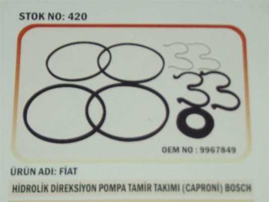 47118 Fiat Hidrolik Direksiyon Pompa Lastik Tamir Takımı Caproni 420 9967849 Karadeniz C-462 - PY-47118 - PY-47118