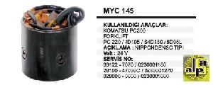 Unıversal Marş Yastığı Gövdeli-Nt 24v Komatsu Pc200 Fo - Remark-Myc145