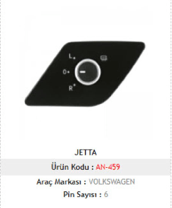 CAN ANAHTARI>JETTA 11-18 AYNA AYAR - MCAR-AN459