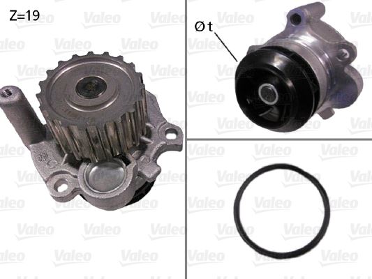 DEVIRDAIM GOLF IV PASSAT LEON CORDOBA A3 A4 SUPERB 1,9 TDI 2,0 TDI AVF AVM BKD CBAB CBBB AWX AJM ATJ - VALEO 506533